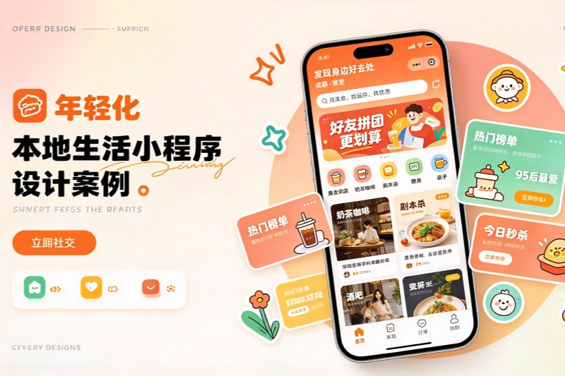 本地生活小程序界面设计