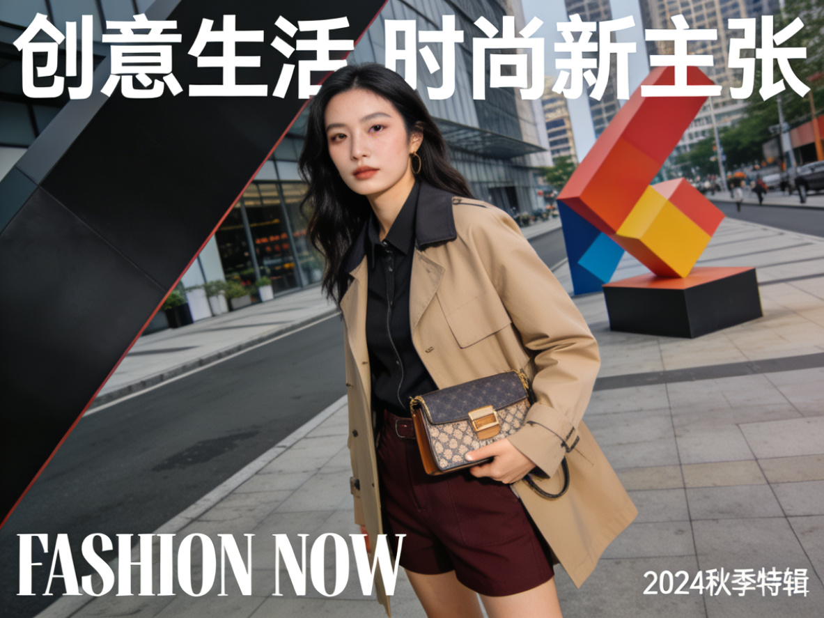 时尚杂志广告设计